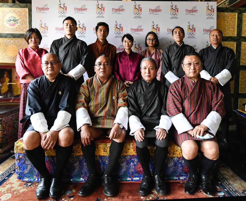 Drukair signed a MoU with the Bhutan Olympic Committee